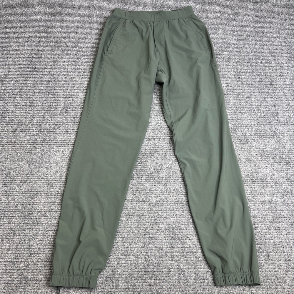 Lululemon Surge Jogger Mens XS Olive Green Running Training Pants Ankle Zip